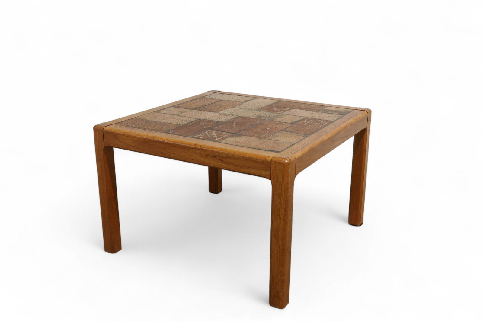 Britt Sallingboe Danish Tile Top Side Table (1 of 7)