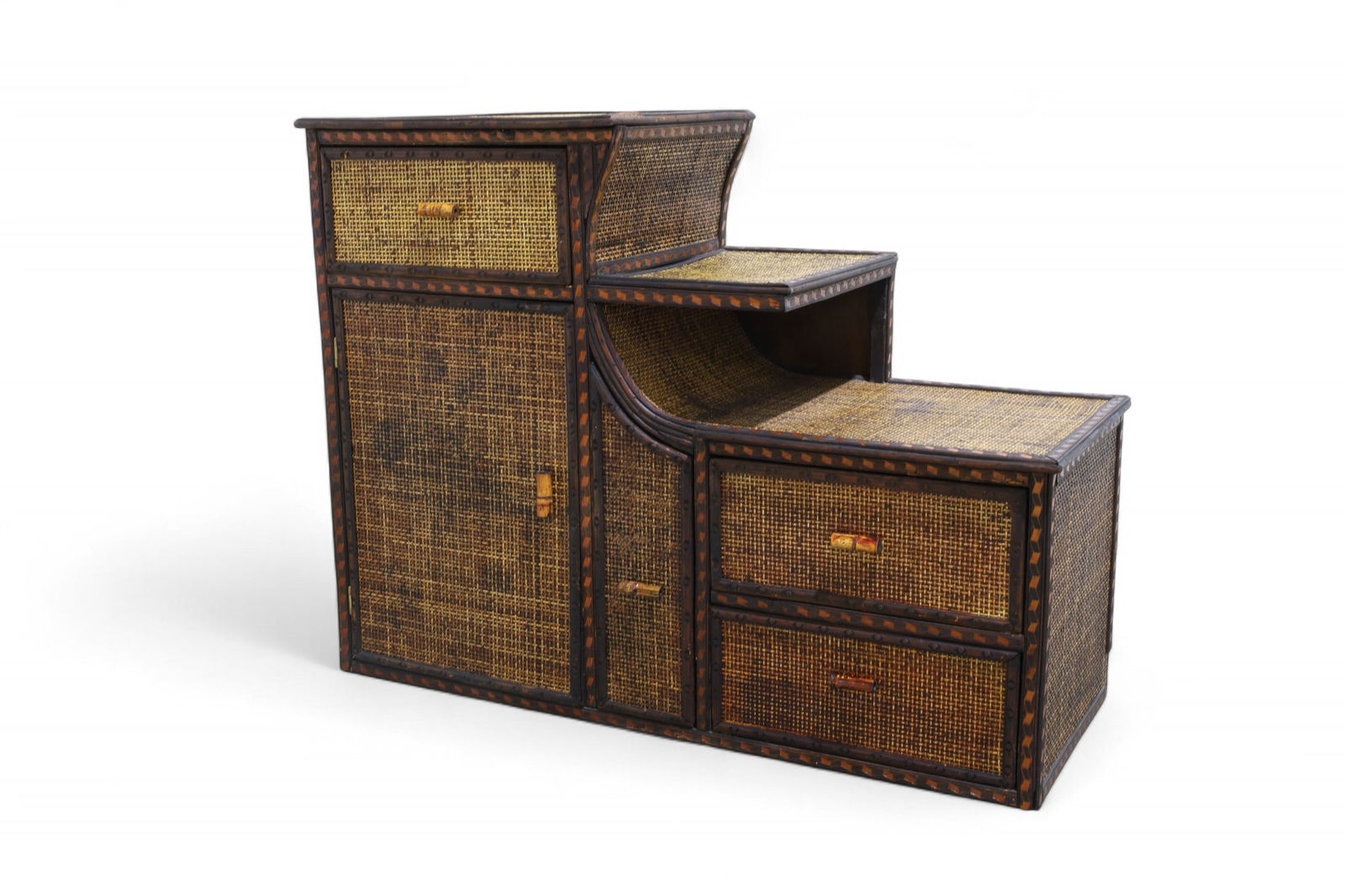 Multi Tier Rattan Shelf (1 of 15)