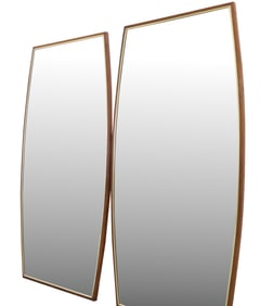 Helen Hobe Baker Walnut Mirrors - Pair