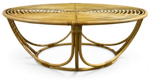 Rattan Oval Coffee Table