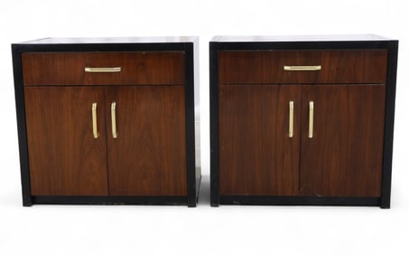 John Stuart Rosewood & Ebony End Stands - Pair