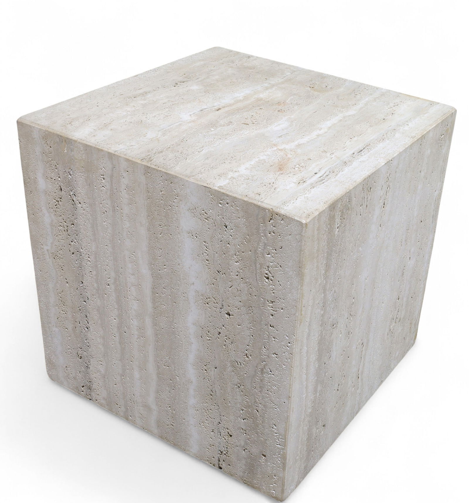 Travertine Cube Table (1 of 10)