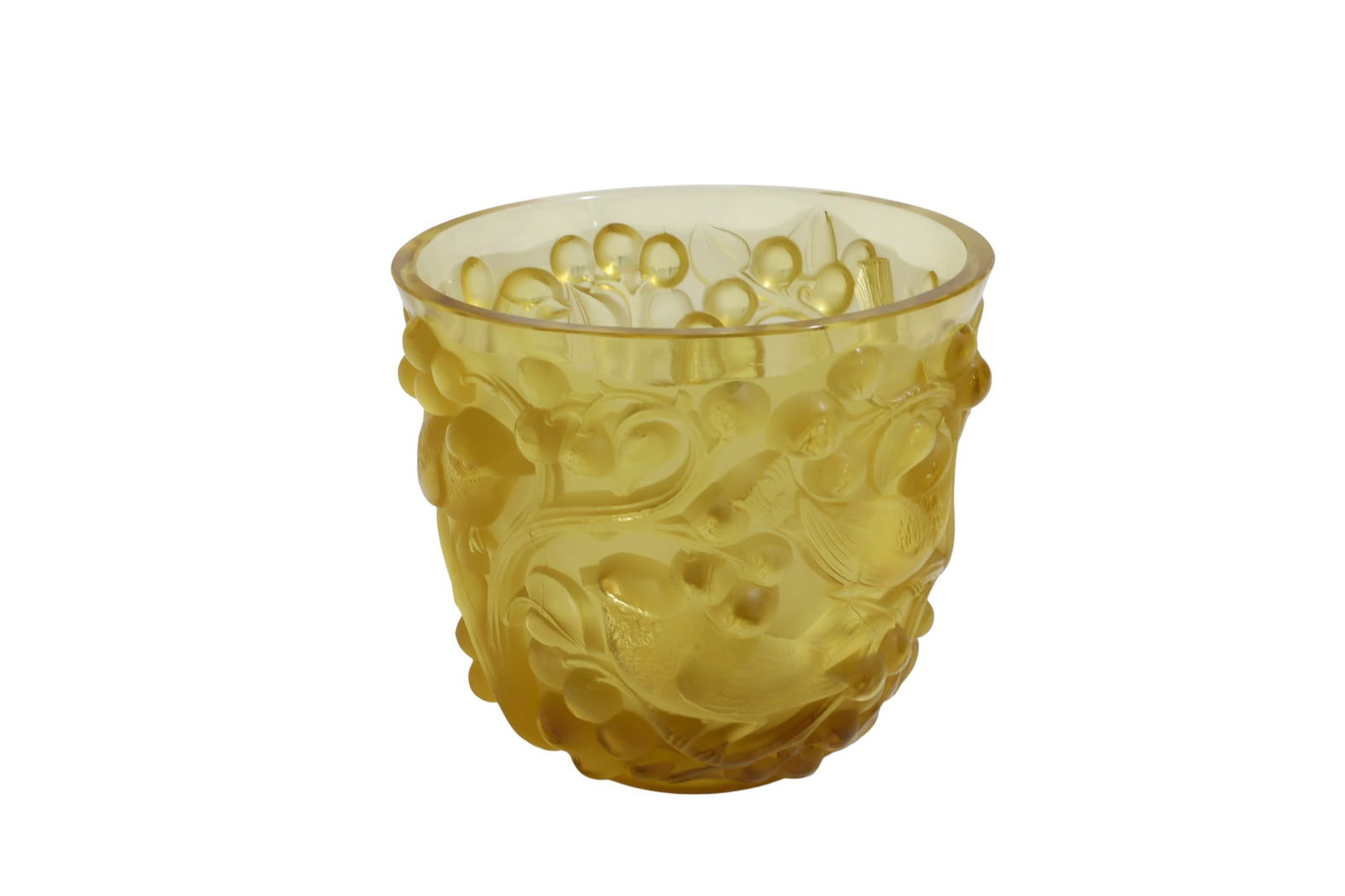 Signed "R. Lalique France" Avallon Vase by René Lalique (1 of 9)