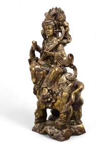 Giltwood Ornamental Deity