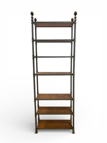 Maison Jansen Steel & Brass Etagere