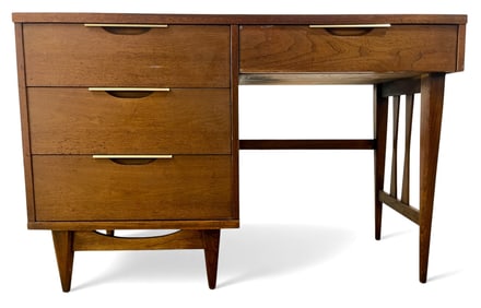 Kent Coffey "The Tableau" Mid Century Walnut Desk