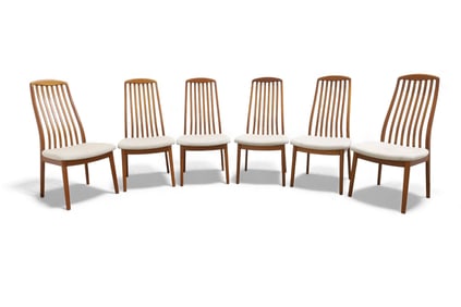 Danish Teak Dining Chairs - 6