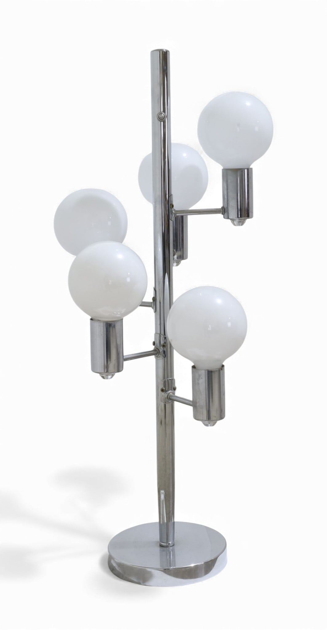 Mid Century Cascading Chrome Lamp (1 of 8)