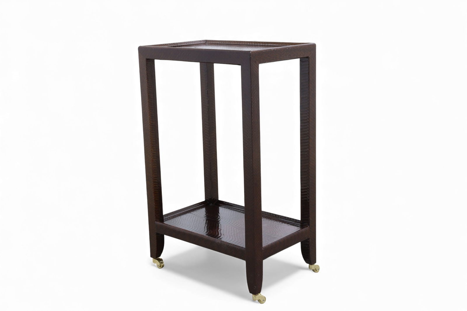 Brown Cobra Skin Telephone Table (1 of 9)