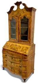 Antique Olivewood Italian Secretary