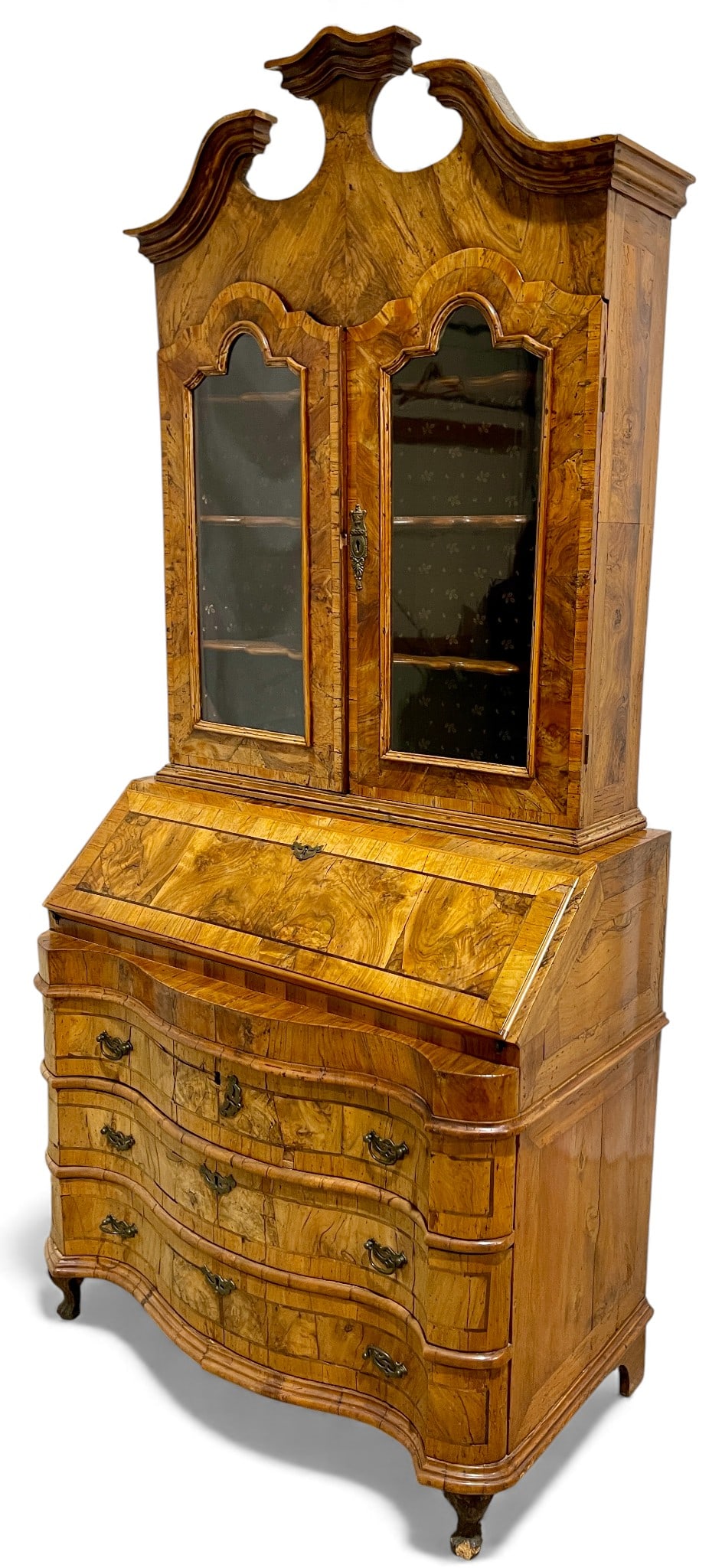 Antique Olivewood Italian Secretary (1 of 20)