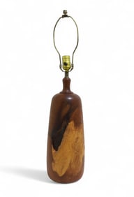 Mid Century  Wood Table Lamp