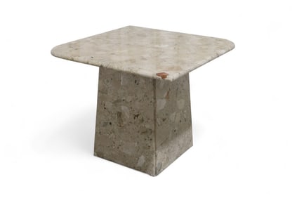 Italian Gian Pierre Marble Eye Side Table