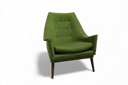 Mid Century Danish Highback Lounge Chair