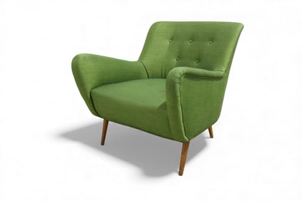 Mid Century Sculpted Lounge Chair