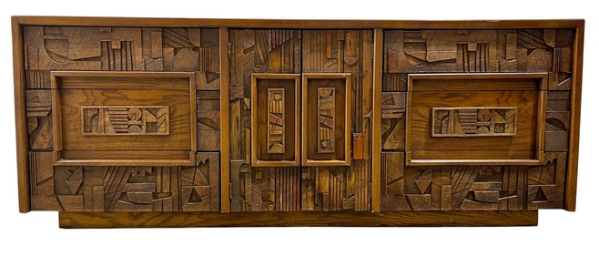 Lane Brutalist Tiki Long Dresser