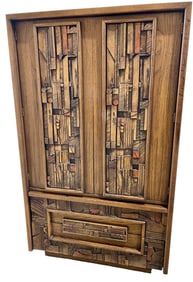 Lane Brutalist Tiki High Chest