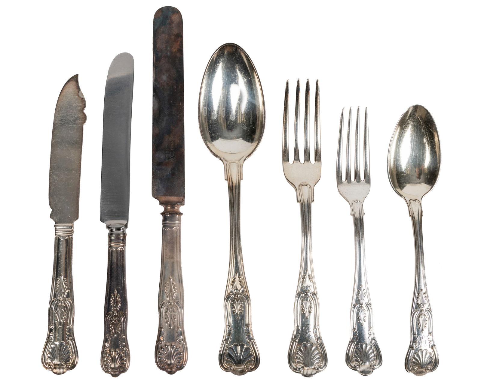 Large Set of King Pattern Flatware (1 of 3)