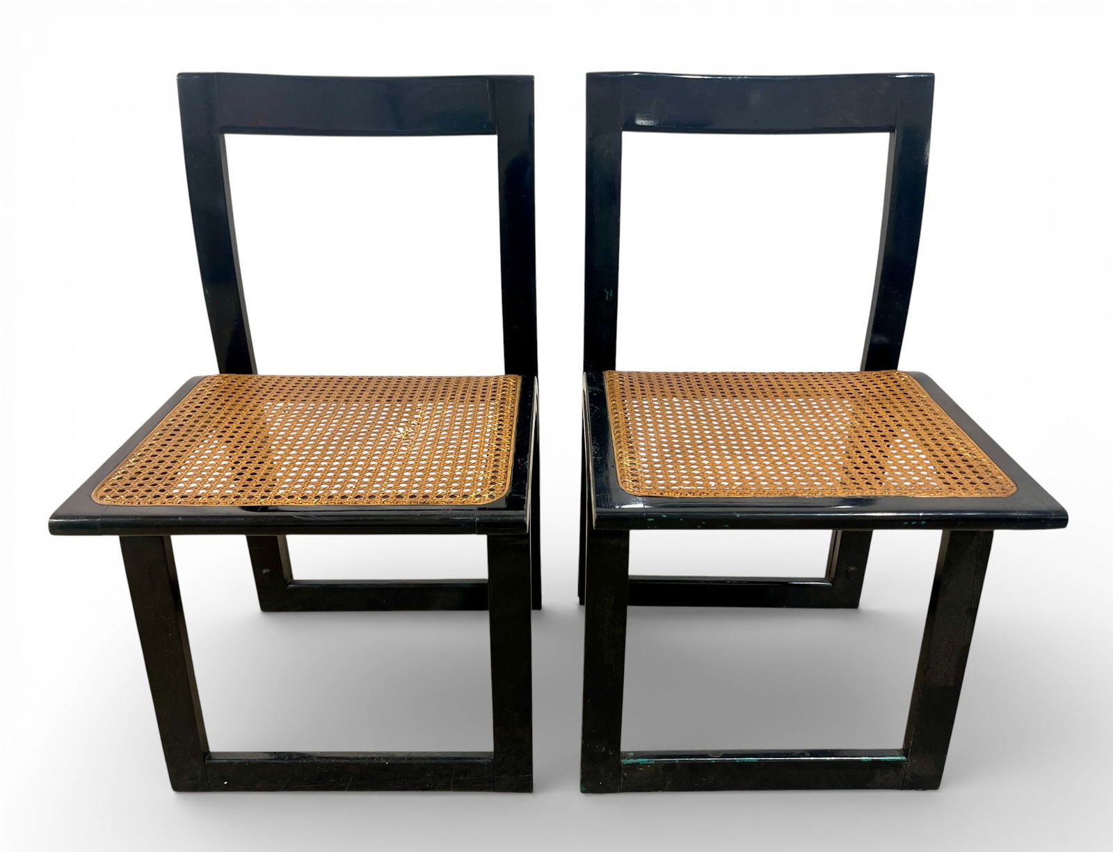 Italian Bentwood & Cane Side Chairs - Pair (1 of 19)