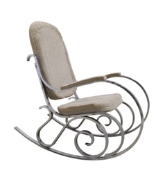 Maison Jansen (Attr.) French Chrome Rocker