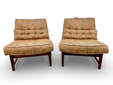 Dunbar Style Lounge Chairs - Pair