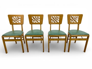 Mid Century Modern Stakmore  Chairs - 4