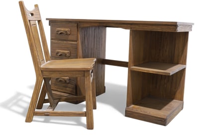 A. Brandt Ranch Oak Desk