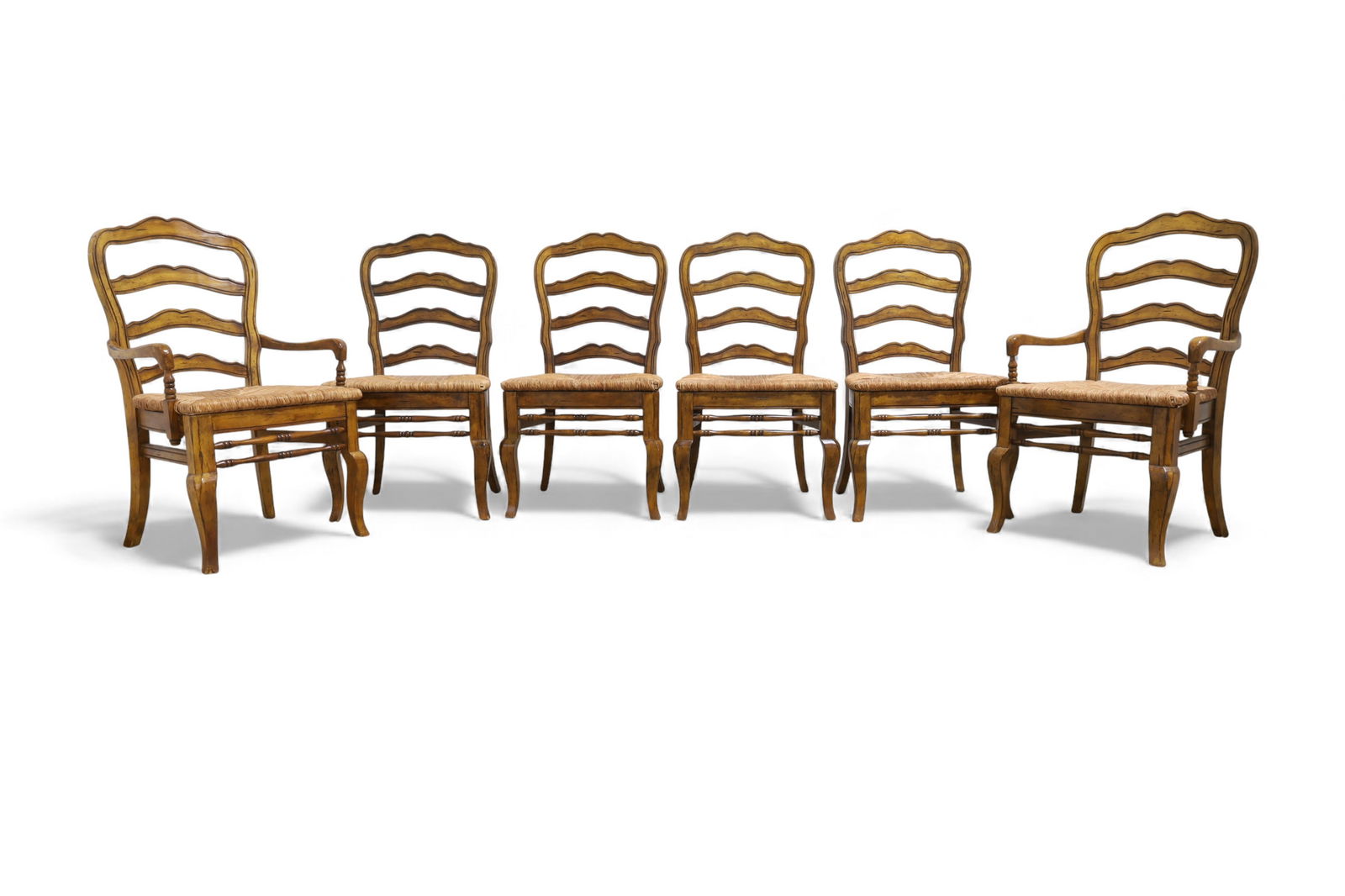 Country French Ladderback Chairs - 6 (1 of 10)