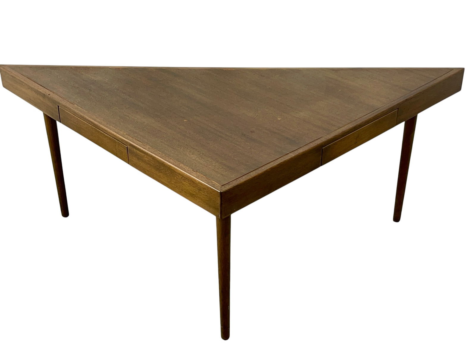 Harvey Probber Triangle Table: A signed Harvey Probber triangle table