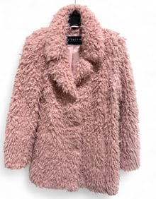 Guess Pink Teddy Bear Coat