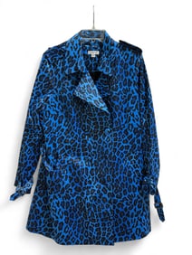 Joan Rivers Animal Print Trench Coat