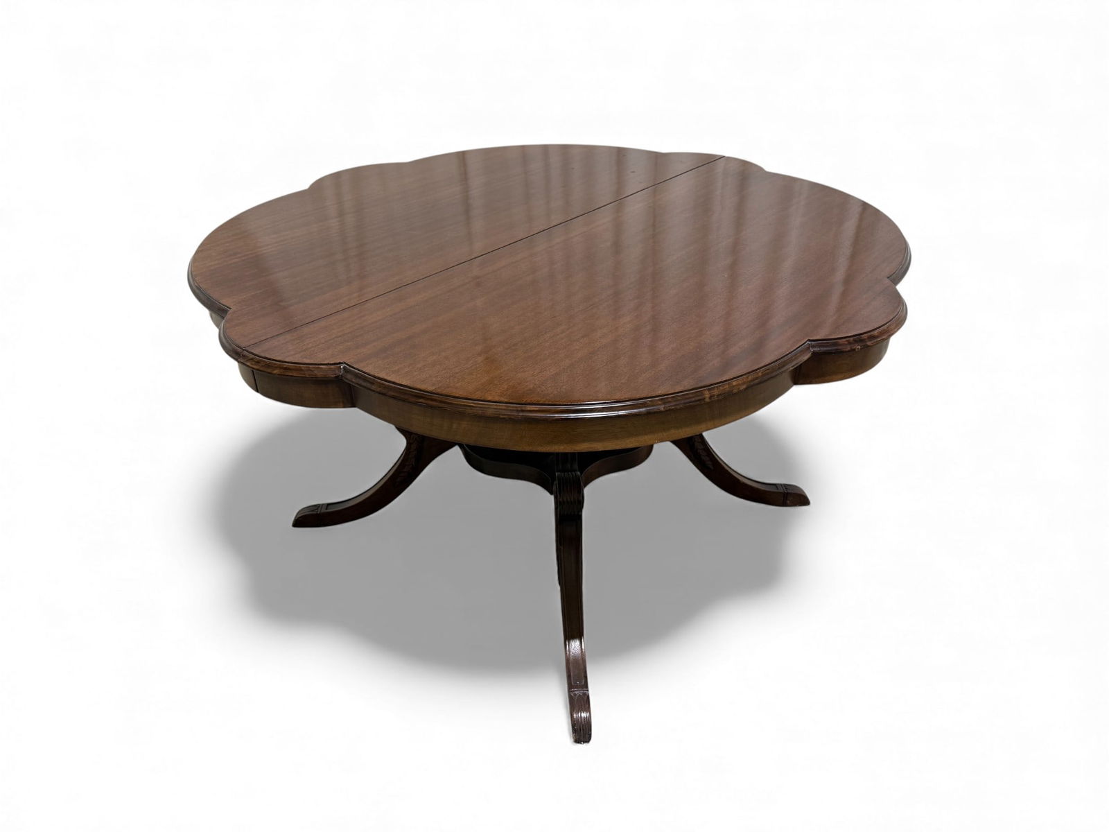 Empire Style Clover Leaf Mahogany Dining Table (1 of 15)