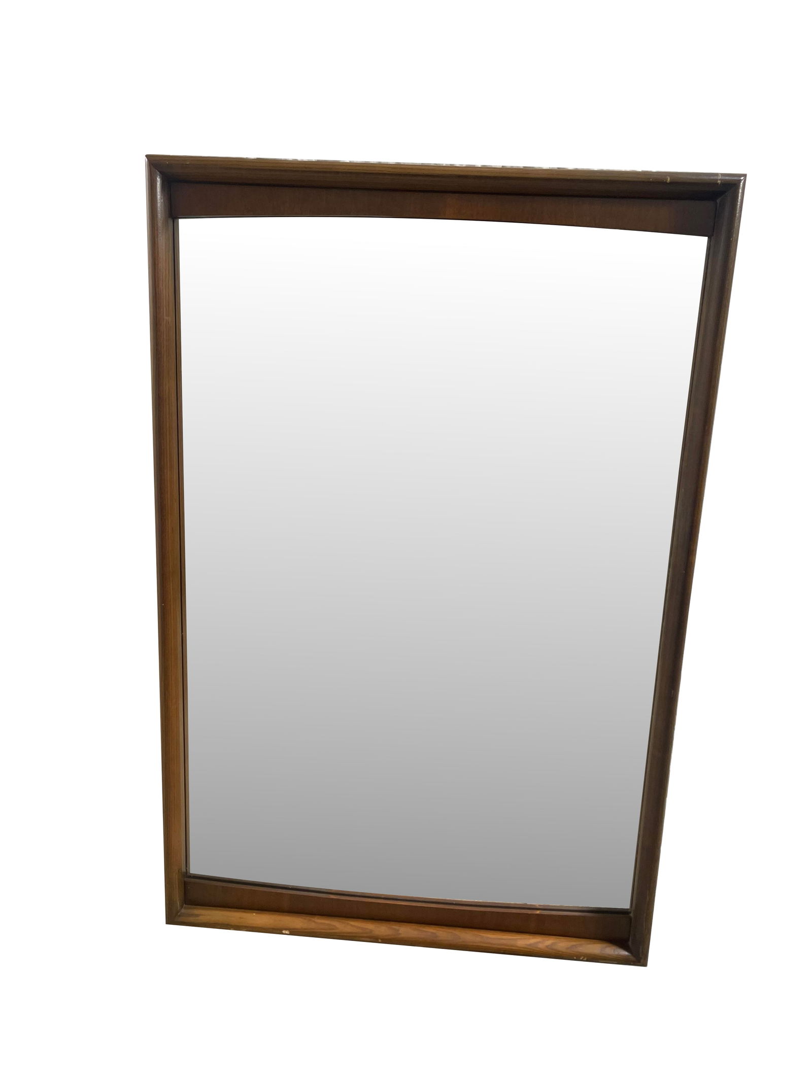 United Furniture Walnut Mid-Century Mirror (1 of 10)