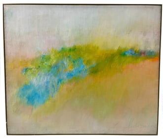 Mid-Century Oil on Canvas Signed 'Lieberman'