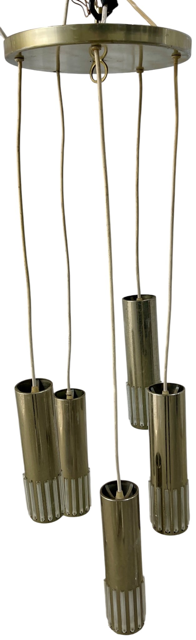 Chrome 5 Light Chandelier (1 of 12)