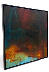 Jane Davies Abstract Oil Painting