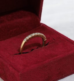 14k Cubic Zirconium Ring