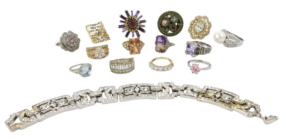 Costume Jewelry Lot - 15 pc.