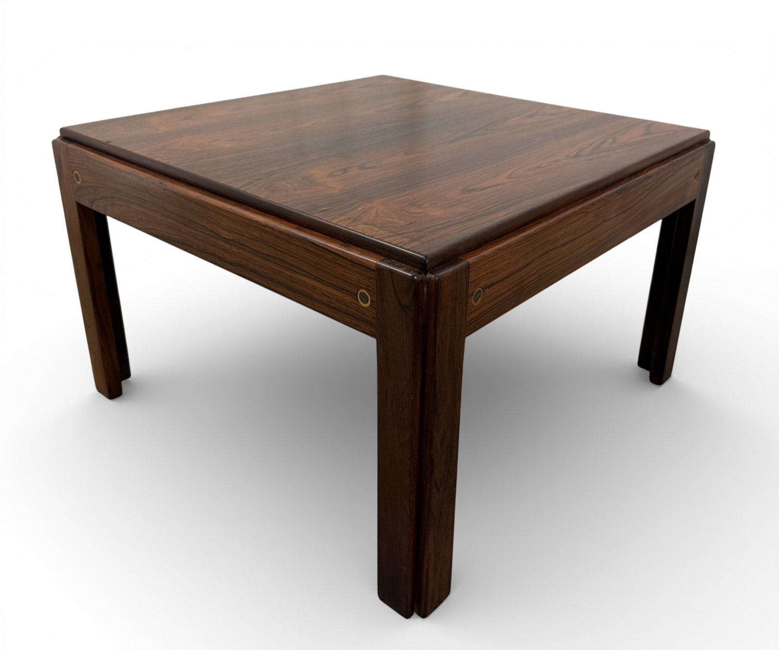 Silkeborg Danish Rosewood Table: A Silkeborg Danish Rosewood table14" x 22.5" x 22.5"