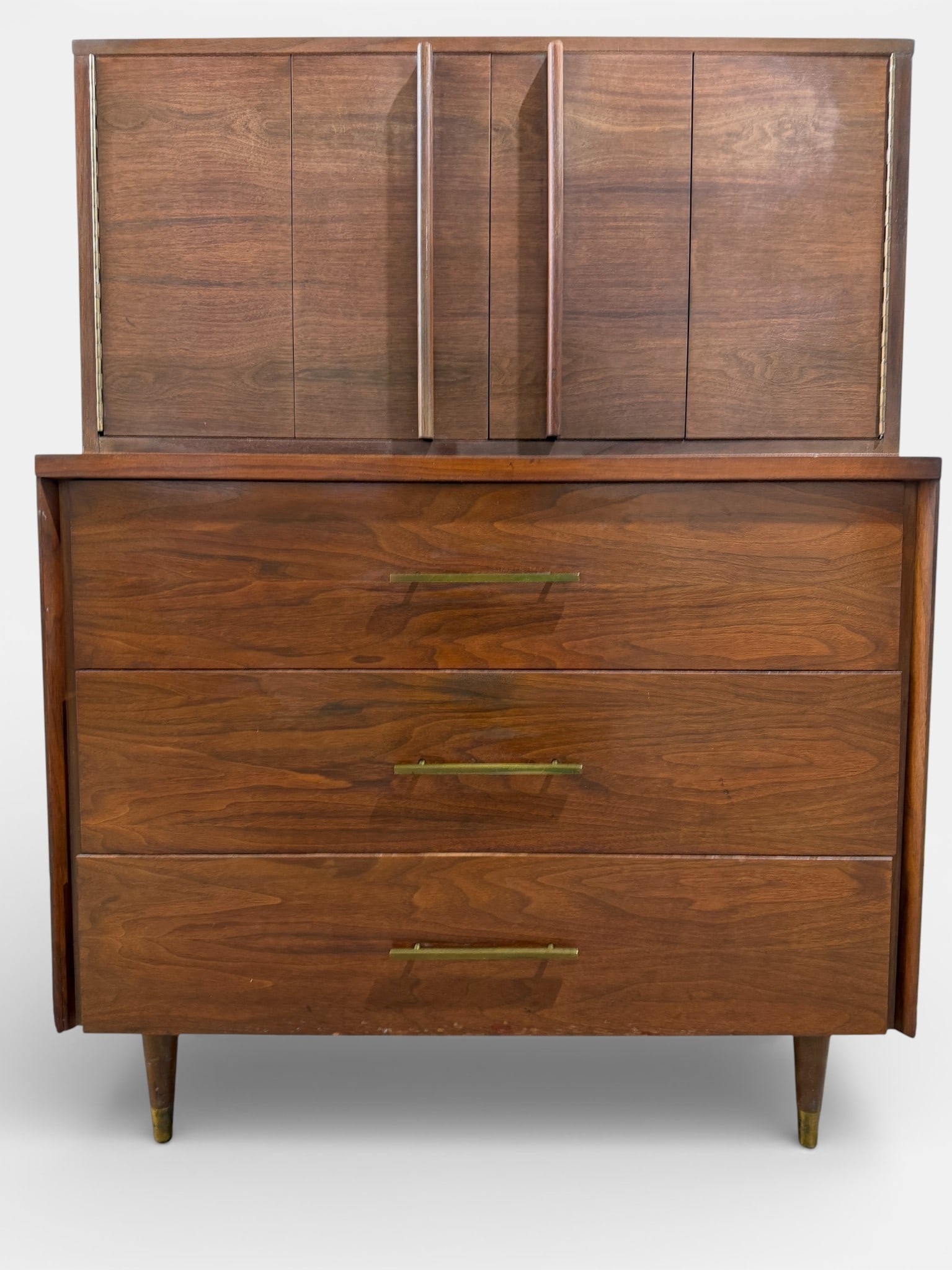 John Stuart Walnut Chest on Chest (1 of 17)