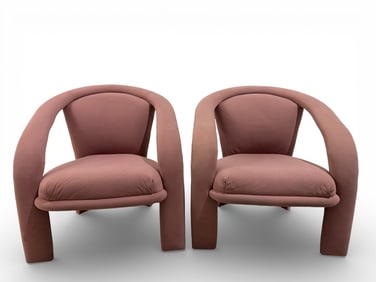 Marge Carson's Ribbon Chairs - Pair