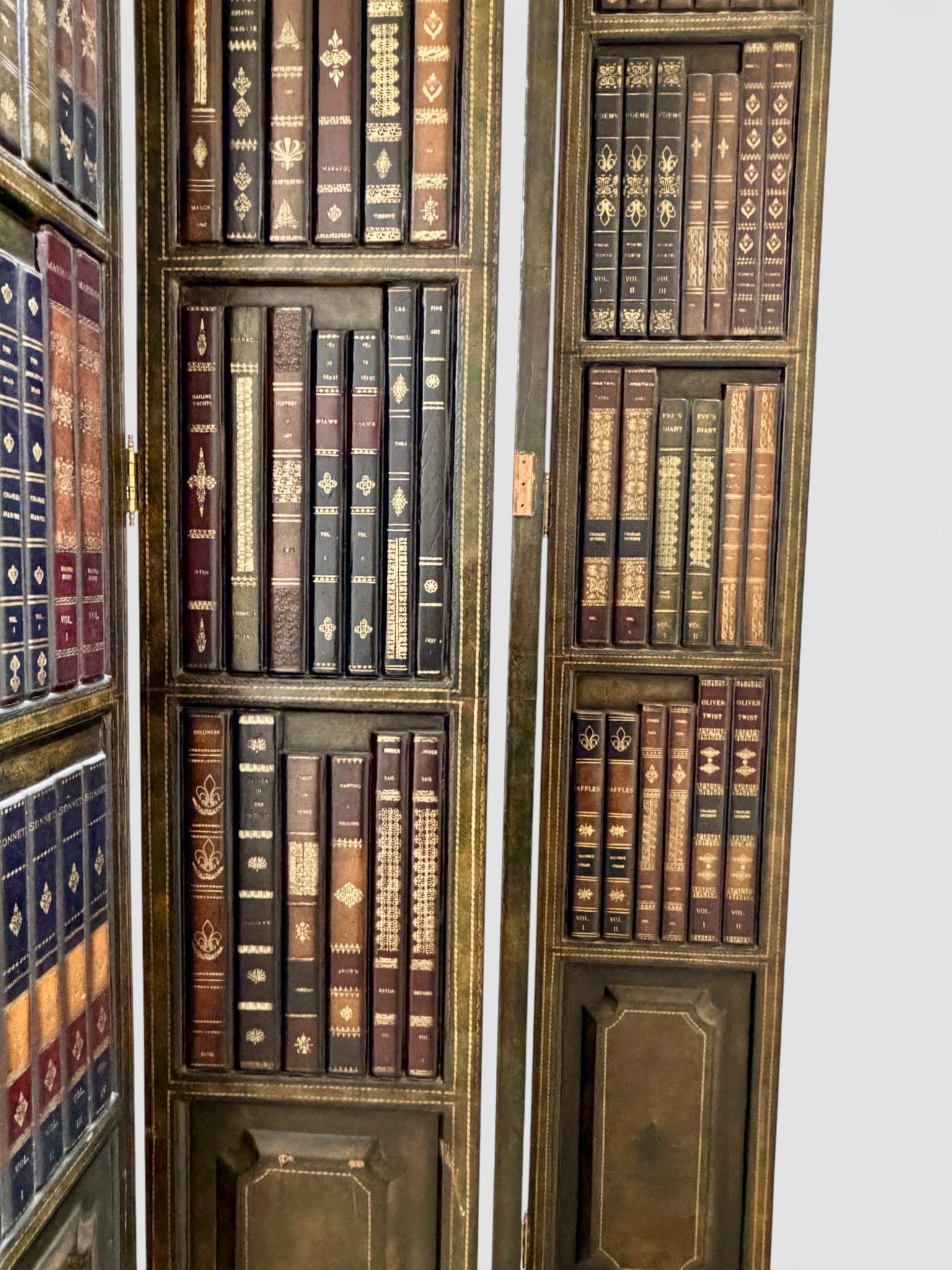 Maitland Smith 4-Panel Double-Sided Screen - 10