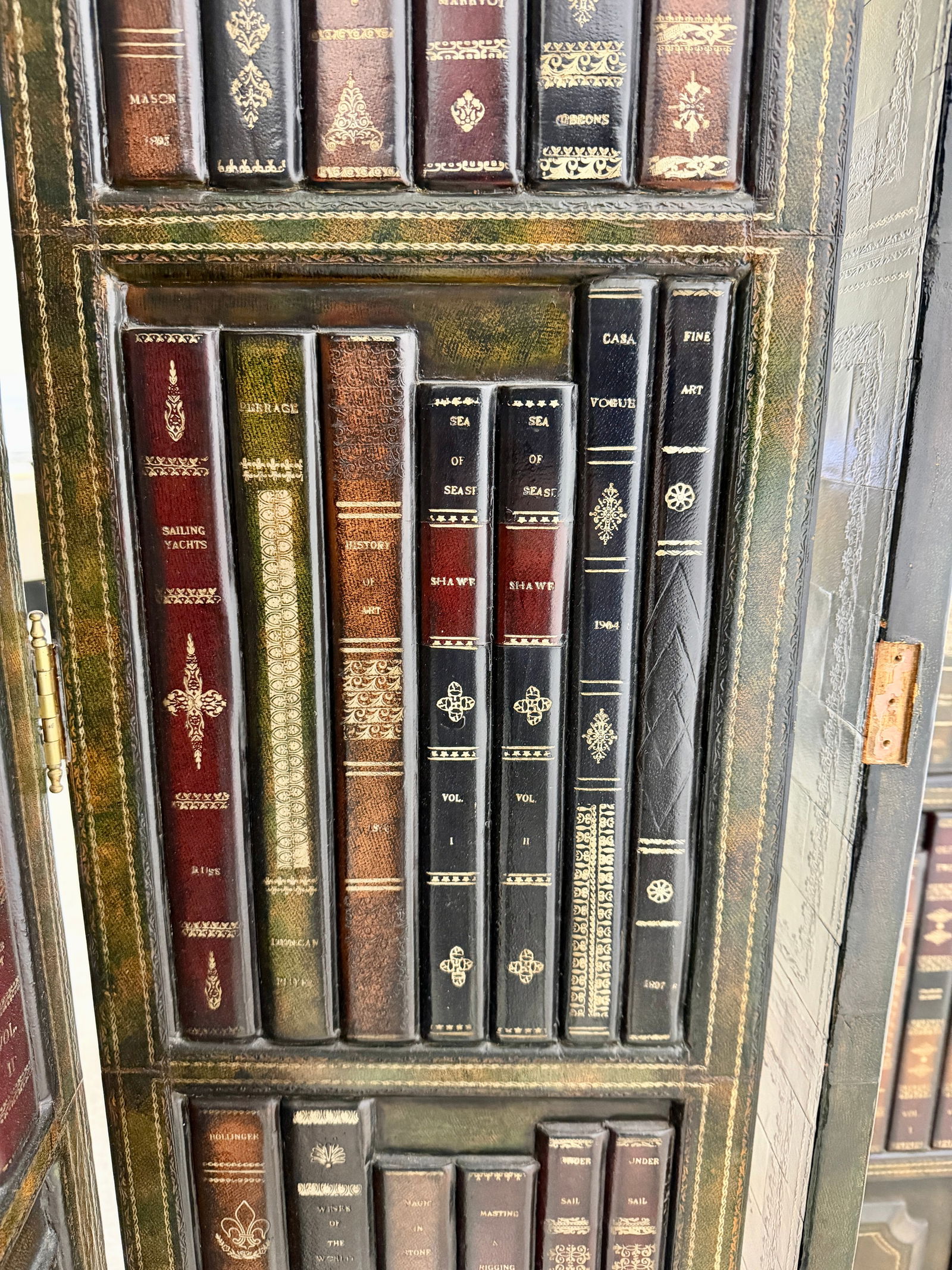 Maitland Smith 4-Panel Double-Sided Screen - 15