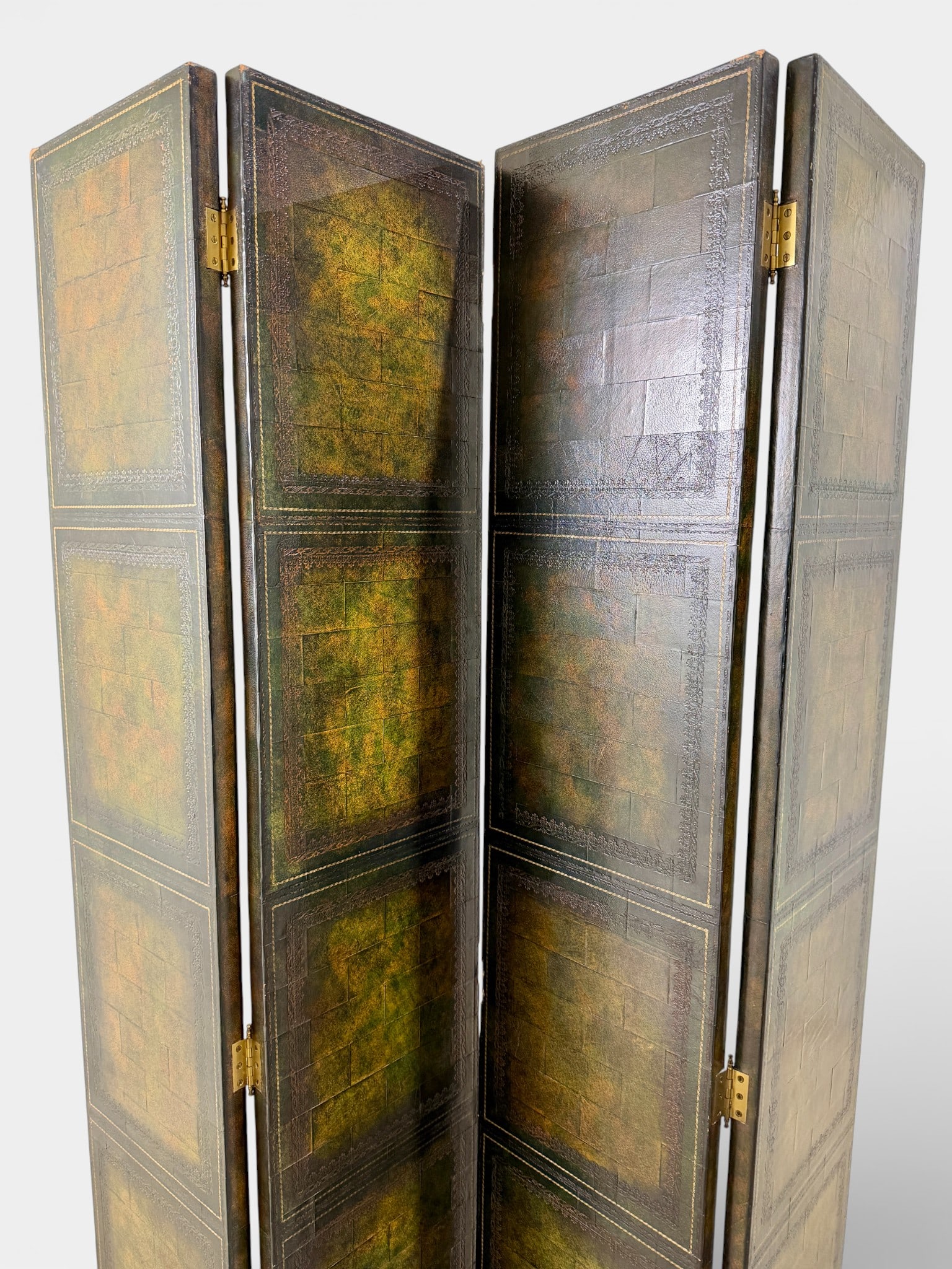 Maitland Smith 4-Panel Double-Sided Screen - 19