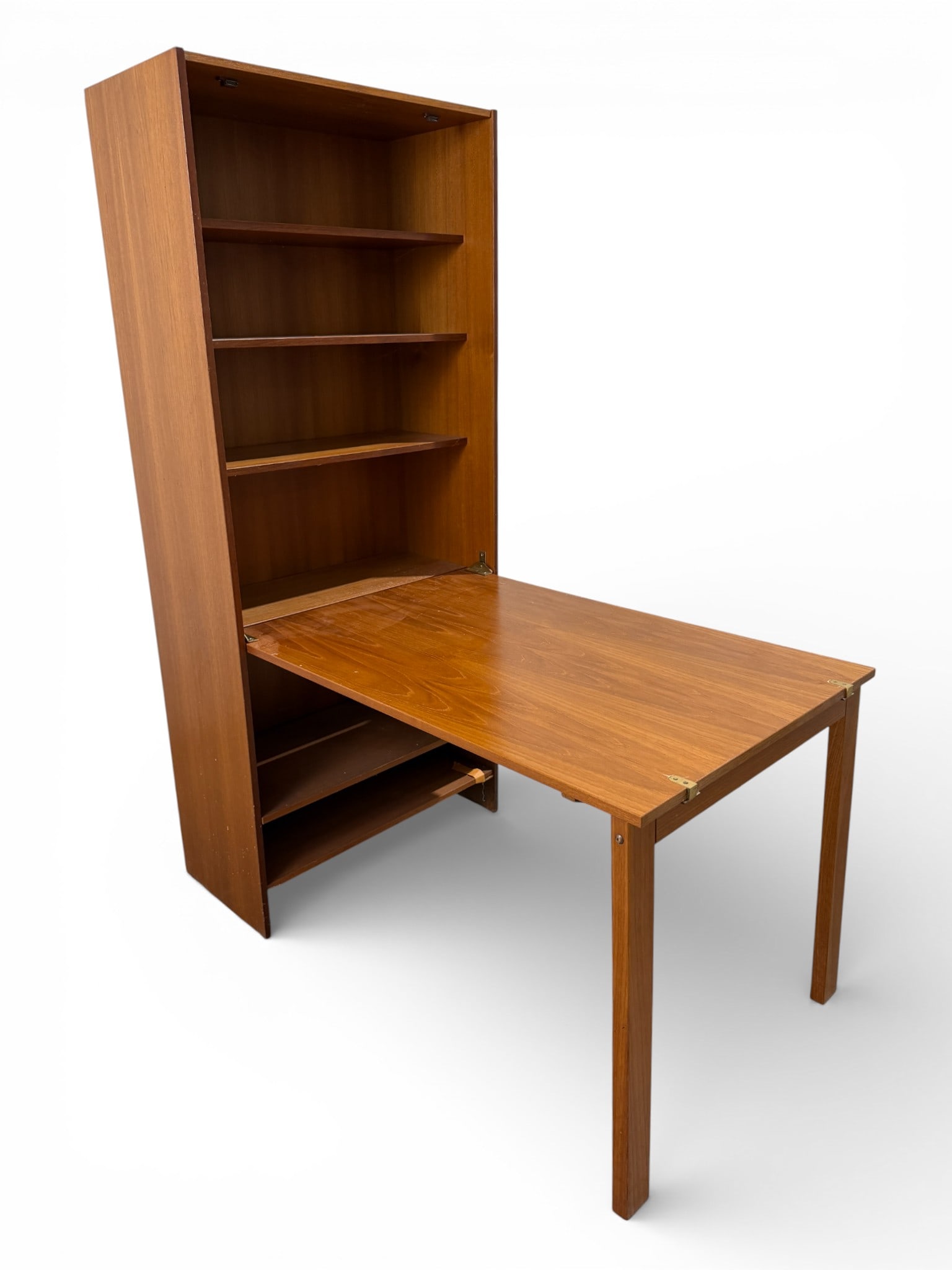 Danish Teak Drop Down Desk (1 of 16)
