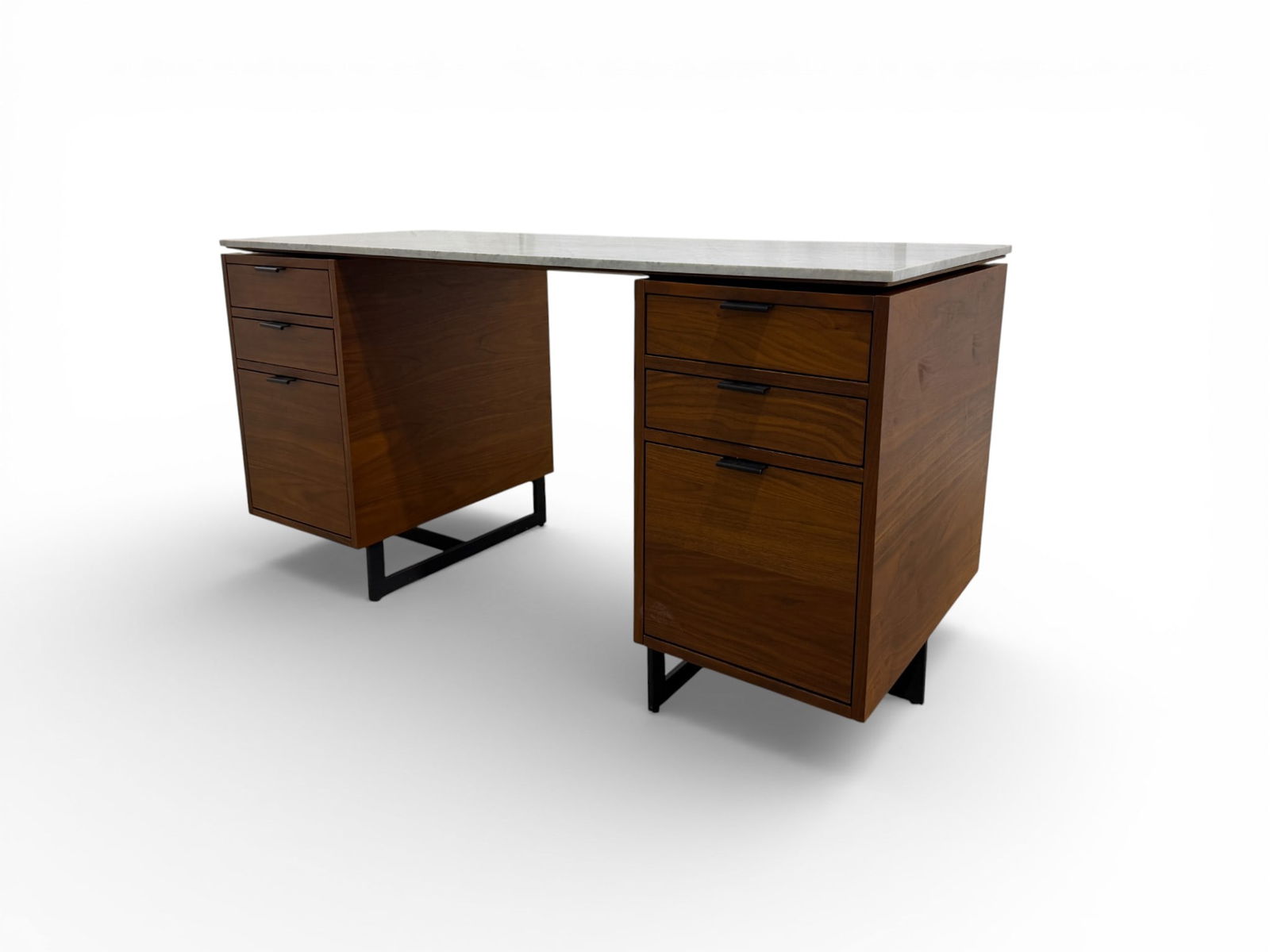 CB2 Fullerton Desk with Carrara Marble Top (1 of 20)