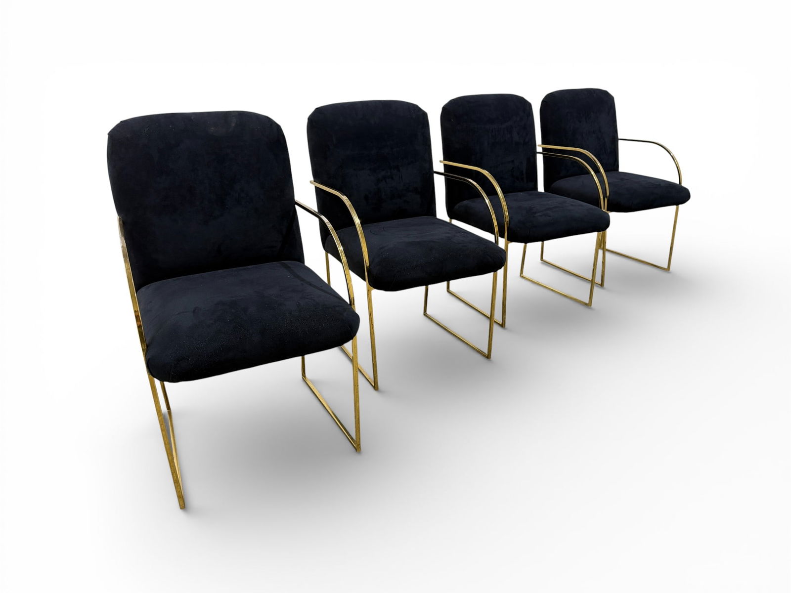 Brno Mies Van Der Rohe Style Brass Chairs - 4 (1 of 20)
