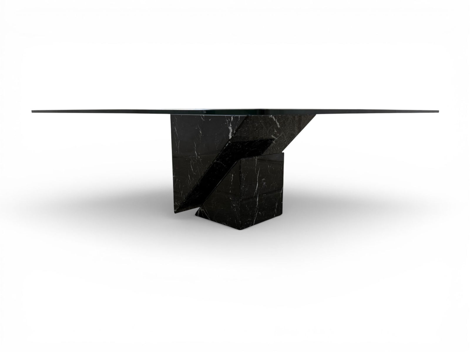 Geometric Marble & Glass Coffee Table (1 of 18)