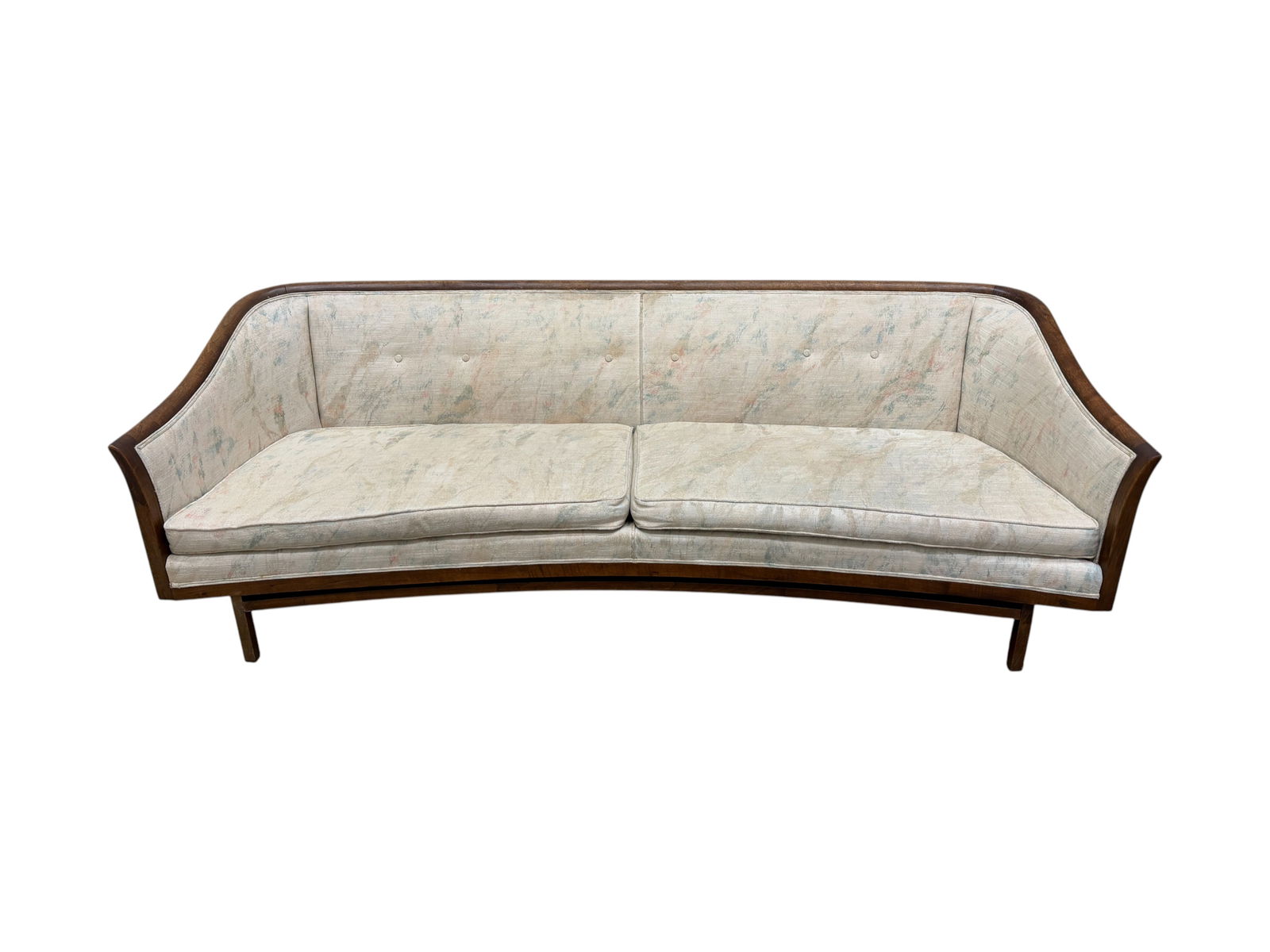 Mid Century Modern Curved Sofa (1 of 19)