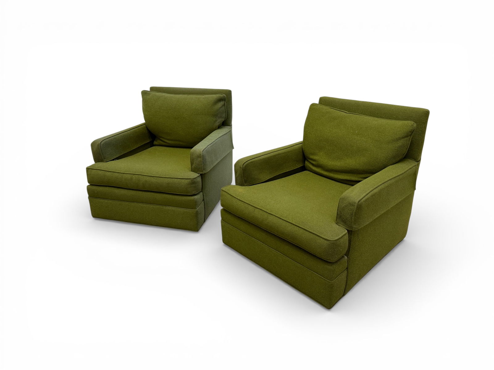 Mid Century Swivel Chairs Chairs - Pair (1 of 18)